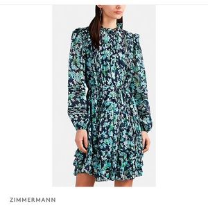 Zimmermann Ruffle Floral Dress